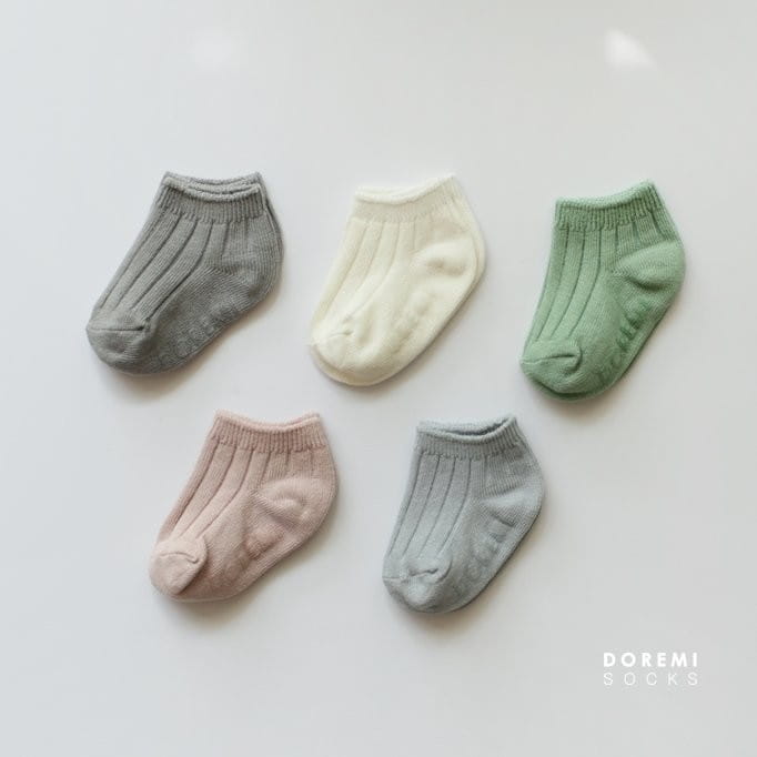 Doremi Socks - Korean Children Fashion - #todddlerfashion - Vnilla Socks Set - 9