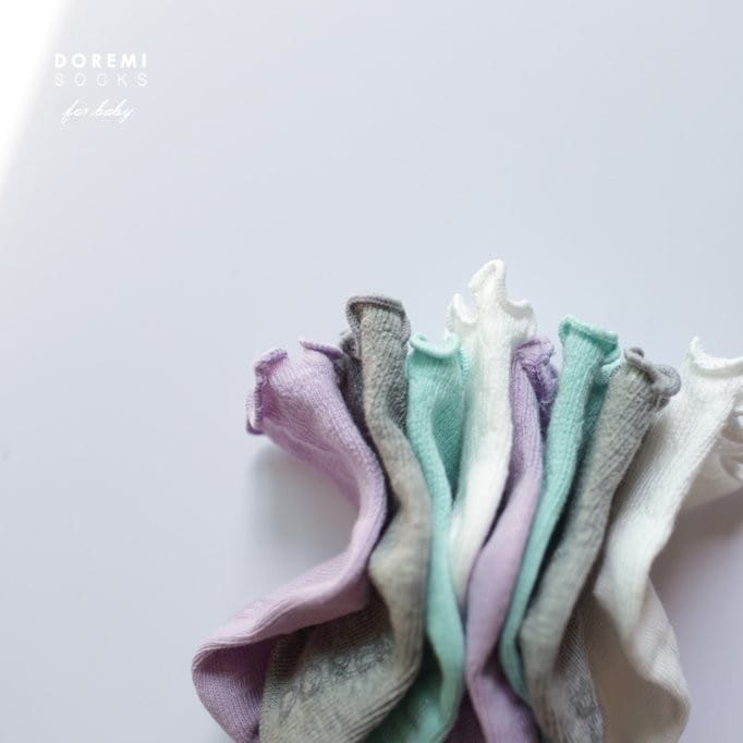 Doremi Socks - Korean Children Fashion - #toddlerclothing - Heart Mesh Socks Set - 12