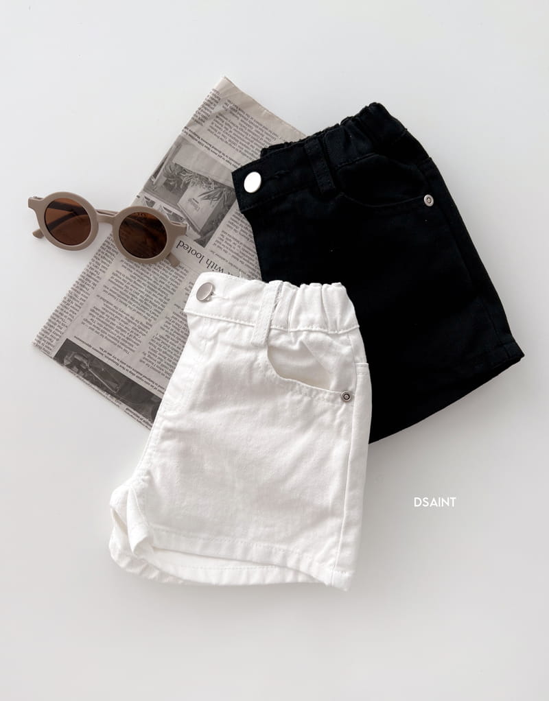 Dsaint - Korean Children Fashion - #Kfashion4kids - Trendy Half Open Jeans Shorts - 5