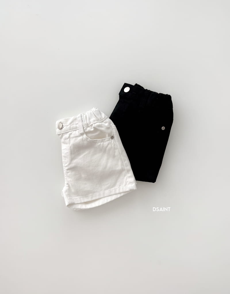 Dsaint - Korean Children Fashion - #kidsshorts - Trendy Half Open Jeans Shorts - 2