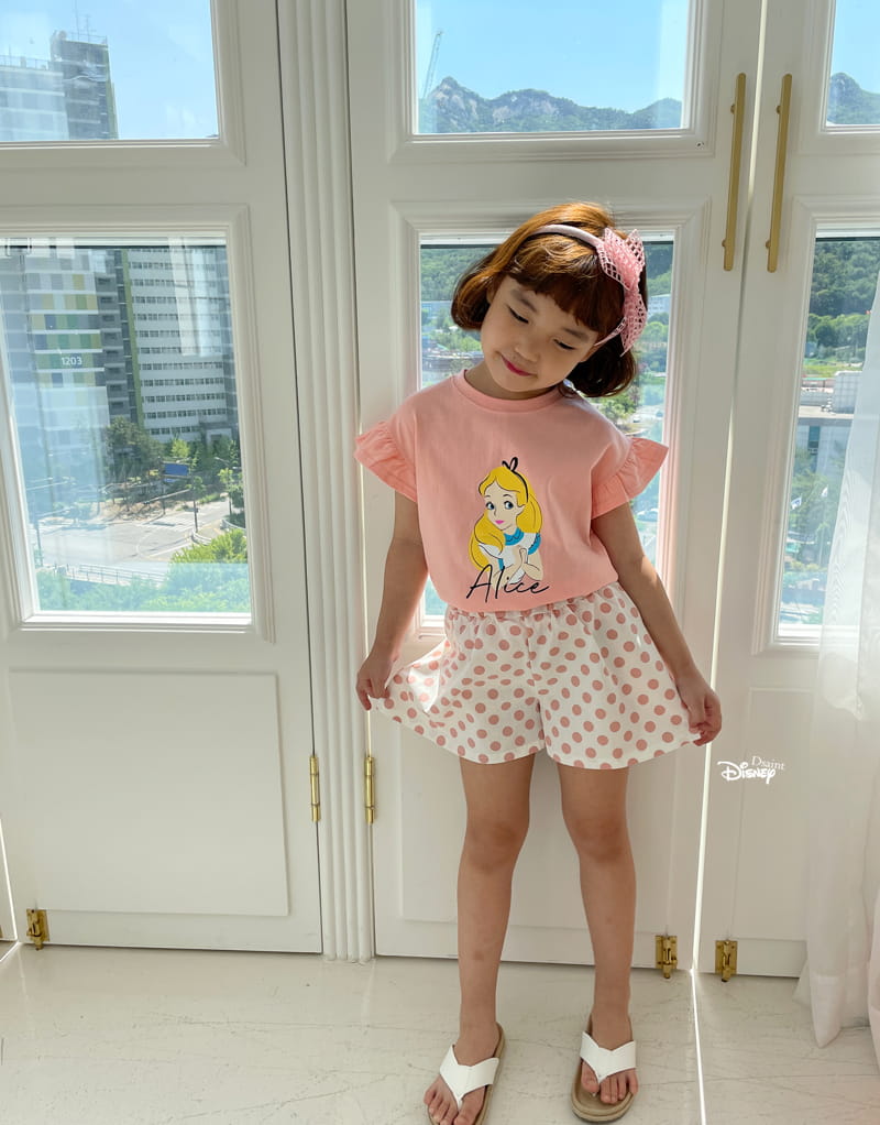 Dsaint - Korean Children Fashion - #minifashionista - Sharring Dot Alice Top Bottom Set - 11