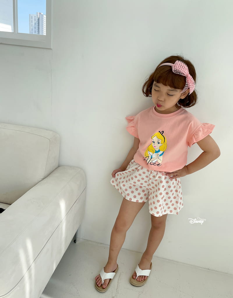 Dsaint - Korean Children Fashion - #prettylittlegirls - Sharring Dot Alice Top Bottom Set - 12