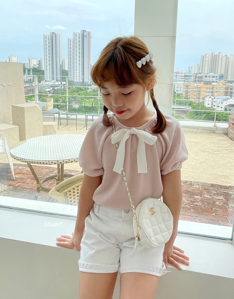 Dsaint - Korean Children Fashion - #prettylittlegirls - Pretty Ribbon Tee - 11