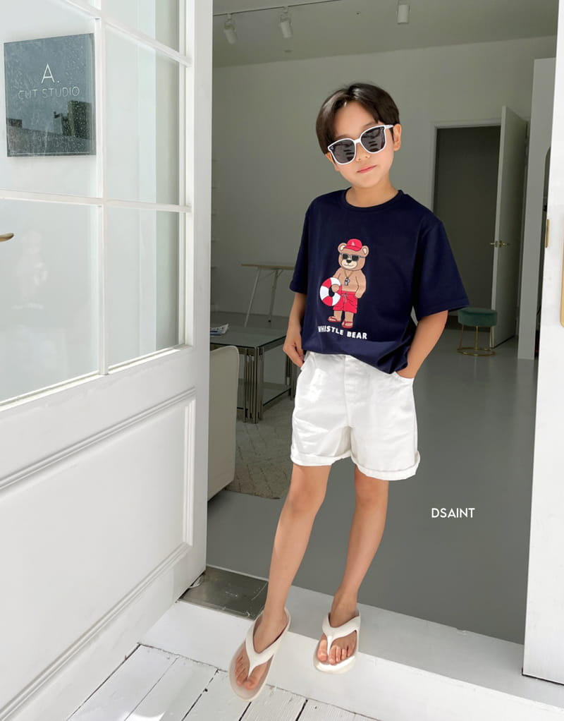 Dsaint - Korean Children Fashion - #stylishchildhood - Trendy Half Open Jeans Shorts - 12