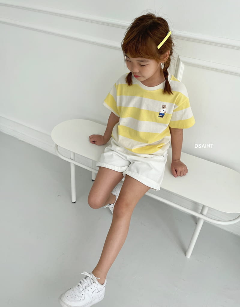 Dsaint - Korean Children Fashion - #toddlerclothing - Trendy Half Open Jeans Shorts - 11