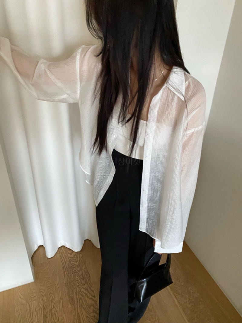 Duplo - Korean Women Fashion - #romanticstyle - Silky Shirt - 5