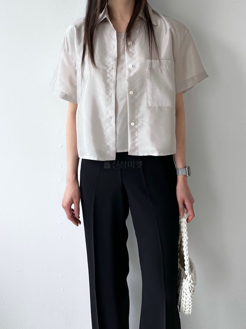 Duplo - Korean Women Fashion - #restrostyle - Silk Layered Blouse - 4