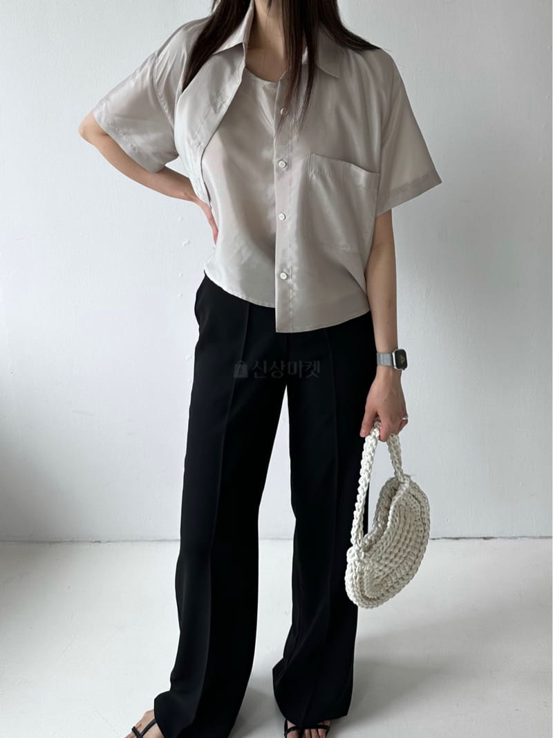 Duplo - Korean Women Fashion - #vintagekidsstyle - Silk Layered Blouse