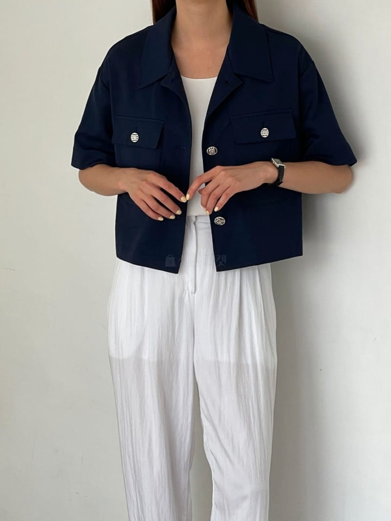 Envy - Korean Women Fashion - #womensfashion - Crop Jacket - 3