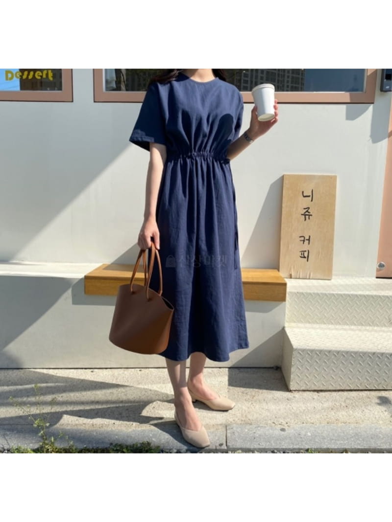 Exito - Korean Women Fashion - #shopsmall - Linen Strap One-piece - 2