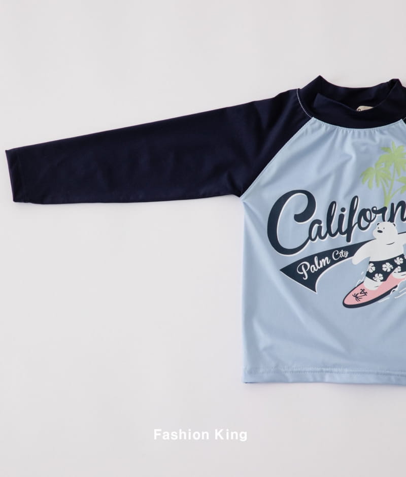 Fashion King - Korean Children Fashion - #prettylittlegirls - California Eashguard Set - 2