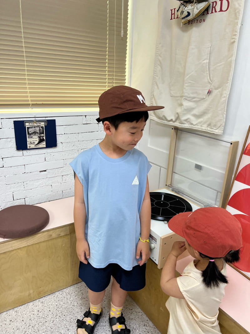 Fine-Studio - Korean Children Fashion - #toddlerclothing - Silket Sleevless - 4