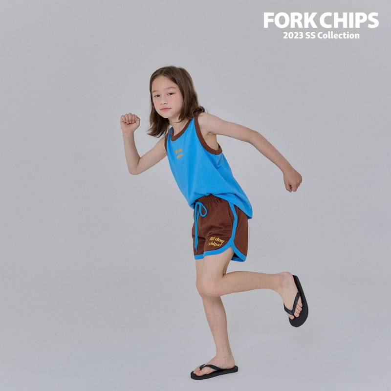 Fork Chips - Korean Children Fashion - #kidzfashiontrend - Mango Top Bottom Set - 4