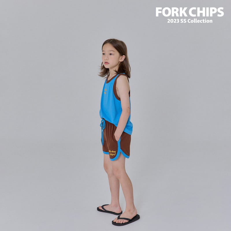 Fork Chips - Korean Children Fashion - #designkidswear - Mango Top Bottom Set - 12