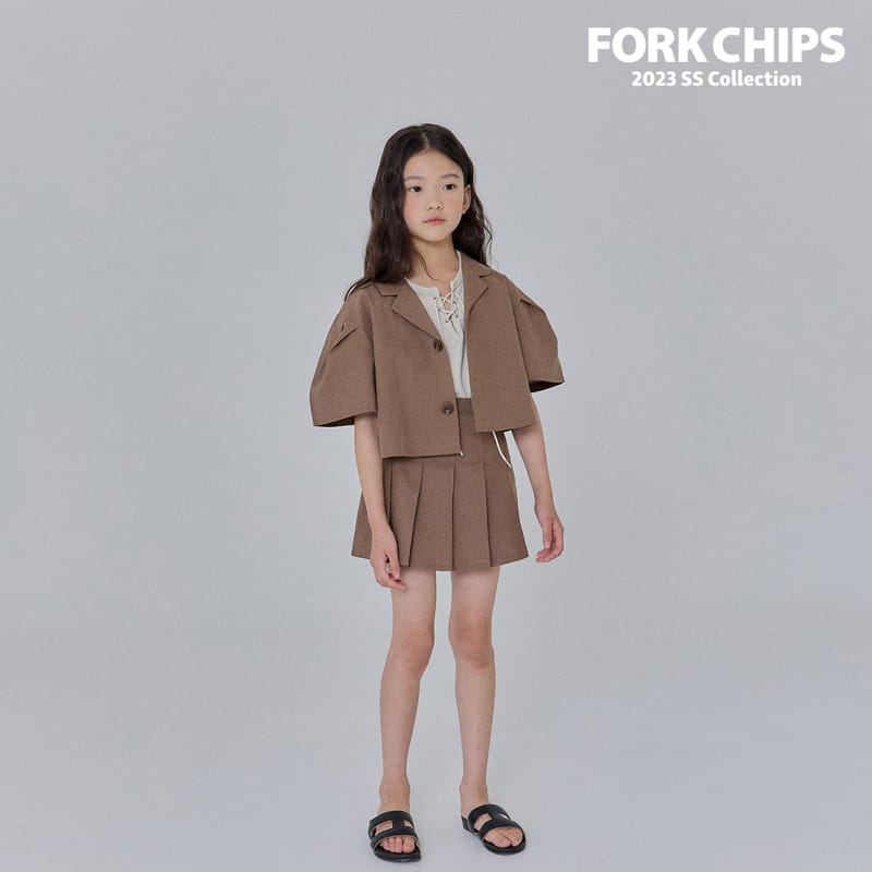 Fork Chips - Korean Children Fashion - #Kfashion4kids - Berlin Crop Jacket - 4