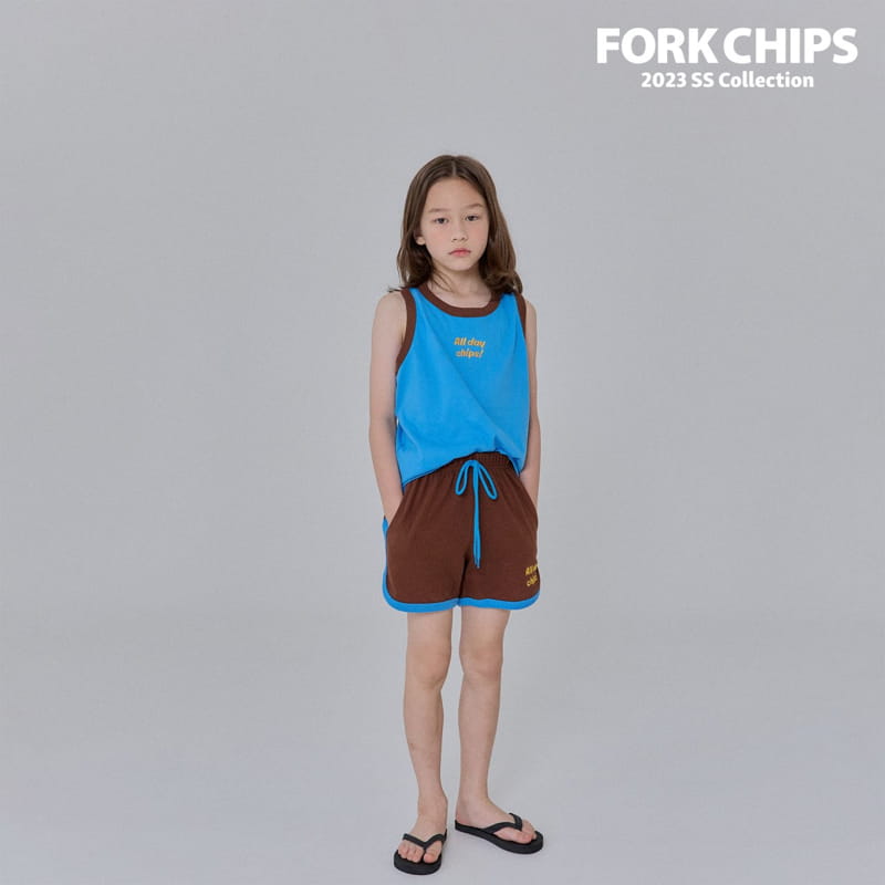 Fork Chips - Korean Children Fashion - #minifashionista - Mango Top Bottom Set - 7