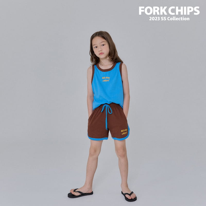Fork Chips - Korean Children Fashion - #prettylittlegirls - Mango Top Bottom Set - 8