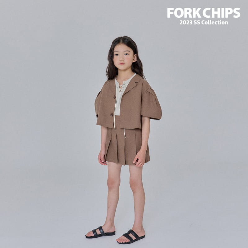 Fork Chips - Korean Children Fashion - #prettylittlegirls - Berlin Crop Jacket - 7