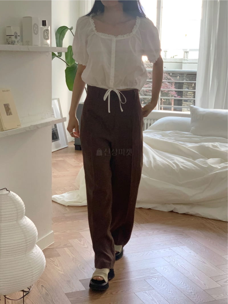 Fre - Korean Women Fashion - #momslook - Linen Pants