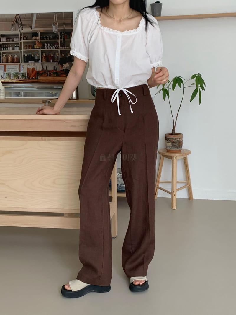 Fre - Korean Women Fashion - #momslook - Linen Pants - 7
