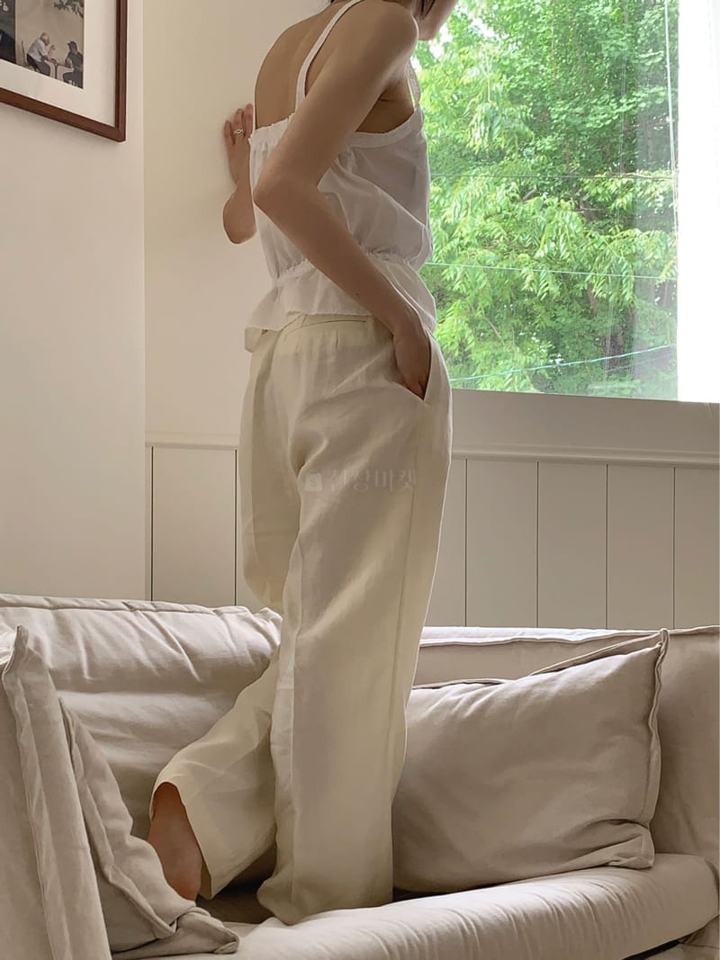 Fre - Korean Women Fashion - #womensfashion - Linen Pants - 10