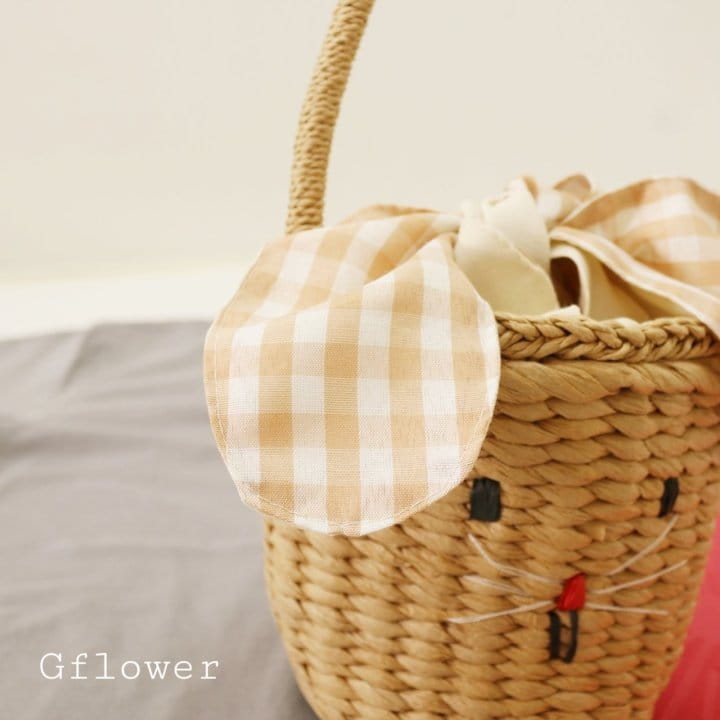 G Flower - Korean Children Fashion - #childofig - Straw Rabbit Bag - 7