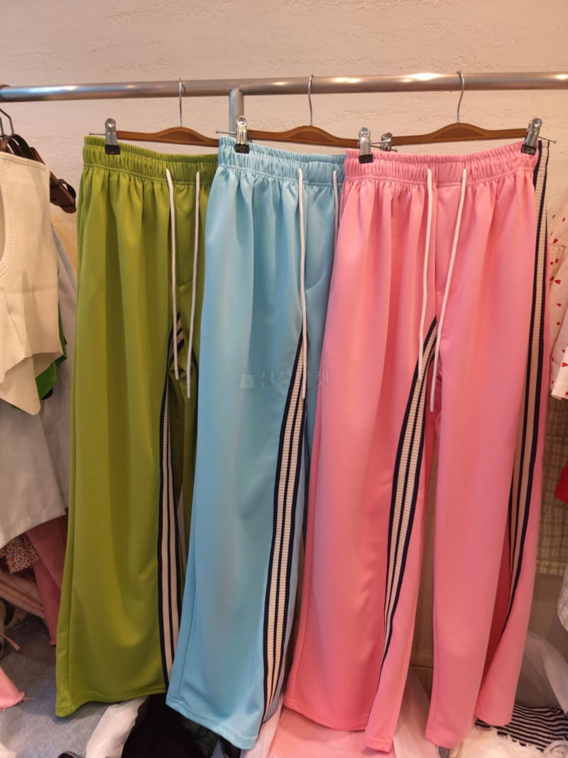 Garden Women - Korean Women Fashion - #shopsmall - Tape Pants - 3