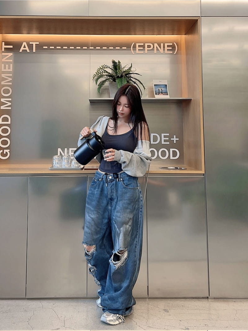 Gateless - Korean Women Fashion - #momslook - Ash Jeans - 7