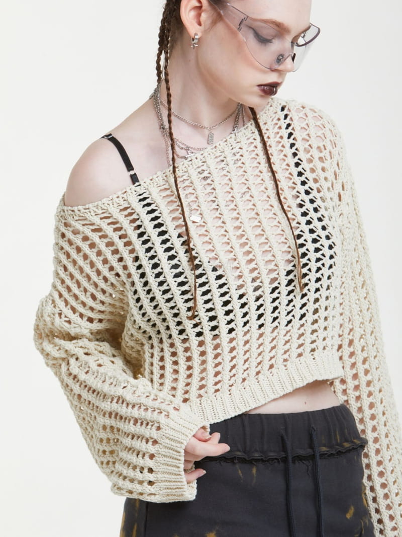 Gateless - Korean Women Fashion - #momslook - Bay Crop Knit Tee - 11