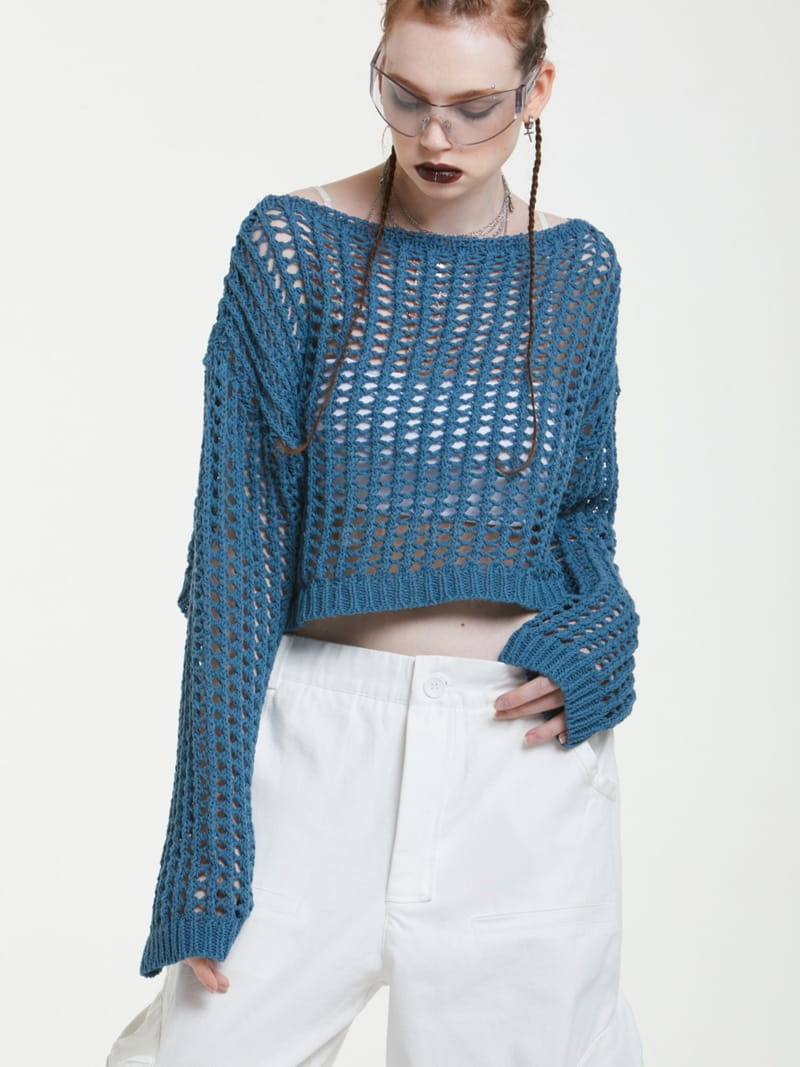 Gateless - Korean Women Fashion - #momslook - Bay Crop Knit Tee - 3