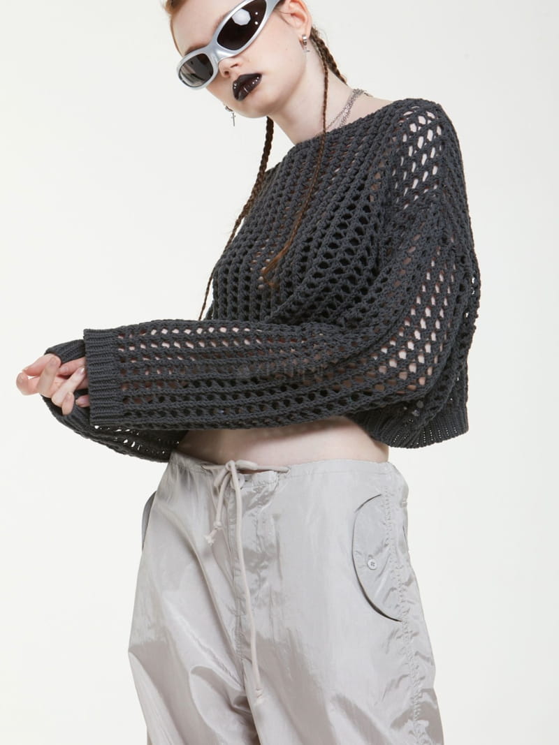 Gateless - Korean Women Fashion - #momslook - Bay Crop Knit Tee - 7