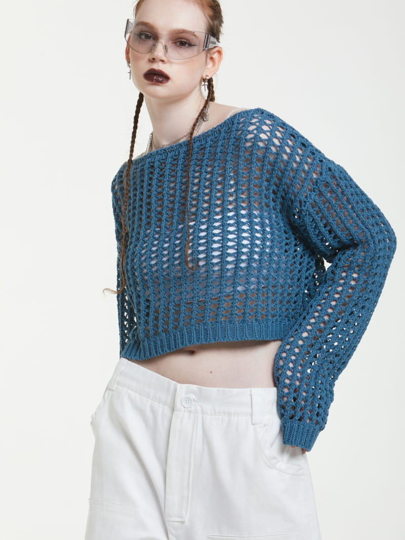 Gateless - Korean Women Fashion - #momslook - Bay Crop Knit Tee - 9