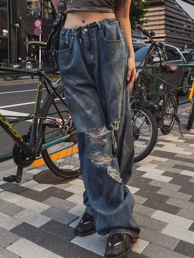 Gateless - Korean Women Fashion - #momslook - Ash Jeans - 4