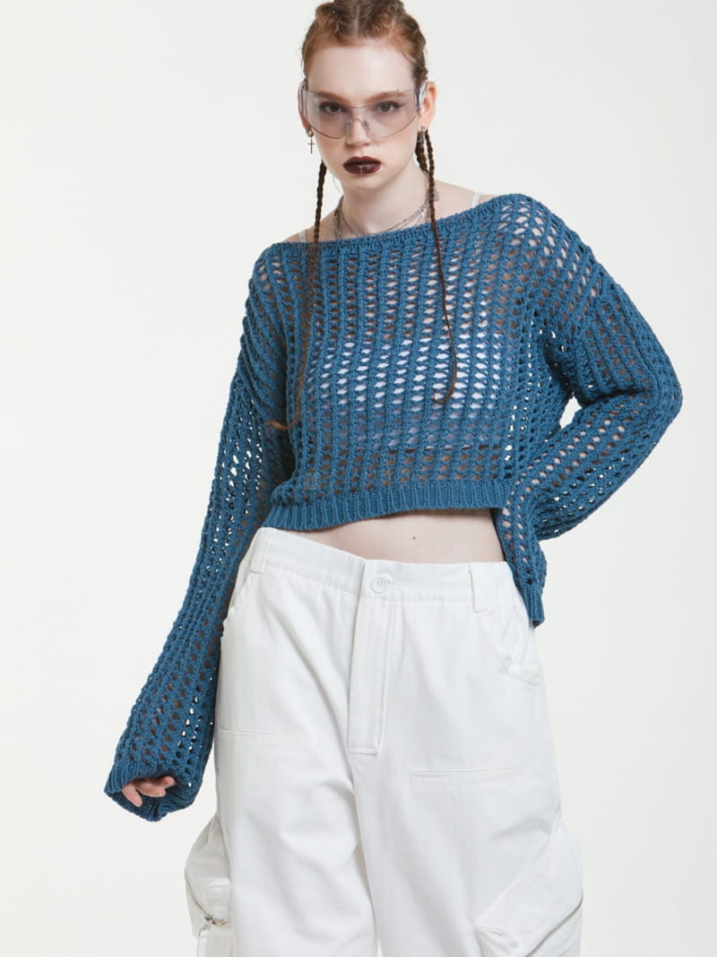 Gateless - Korean Women Fashion - #womensfashion - Bay Crop Knit Tee - 12