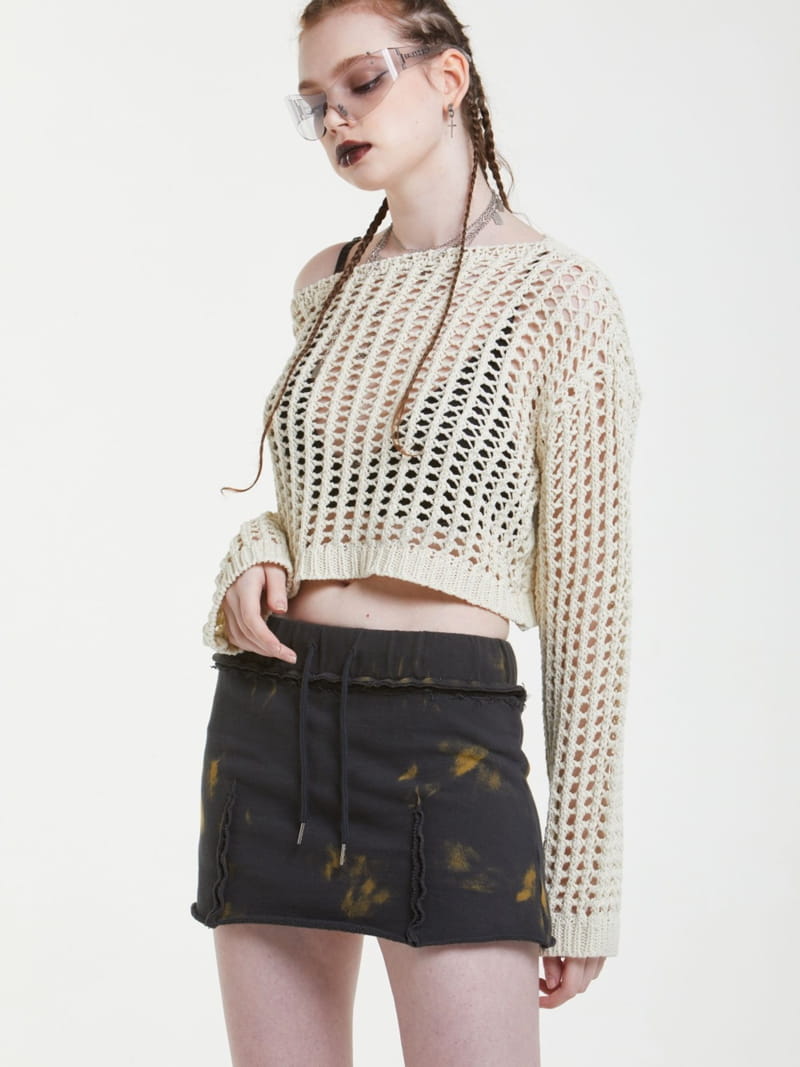 Gateless - Korean Women Fashion - #womensfashion - Bay Crop Knit Tee - 8
