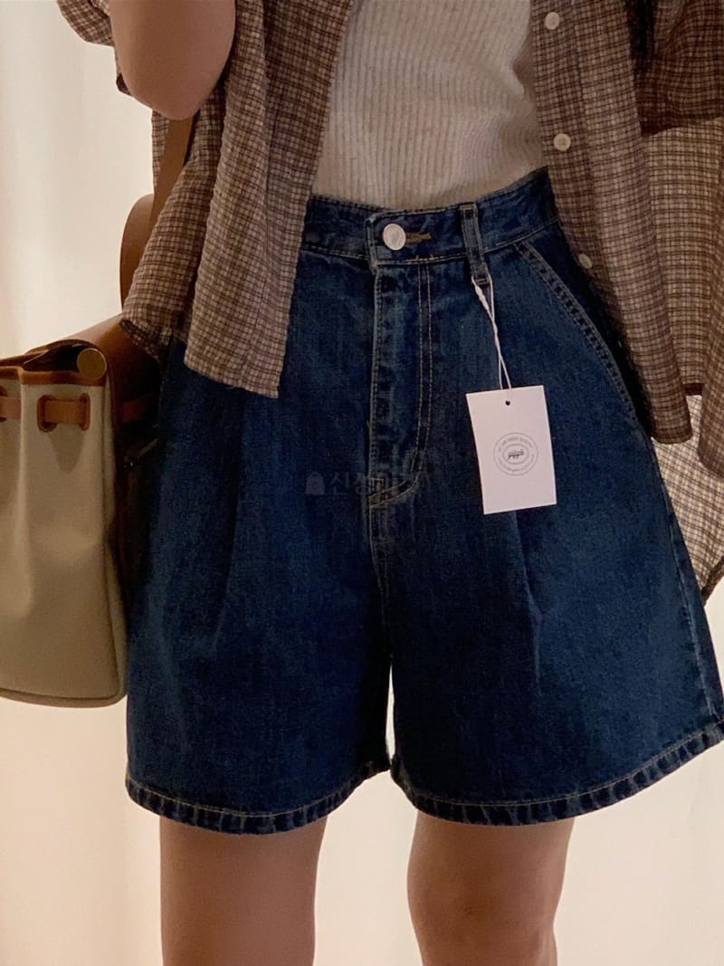 Giggle - Korean Women Fashion - #momslook - Le Denim Shorts - 5