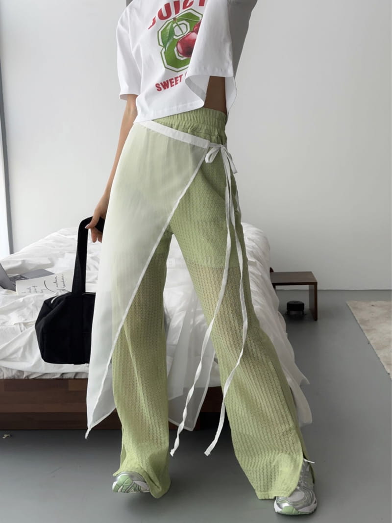 Ginger - Korean Women Fashion - #momslook - Chiffon Wrap Skirt - 4
