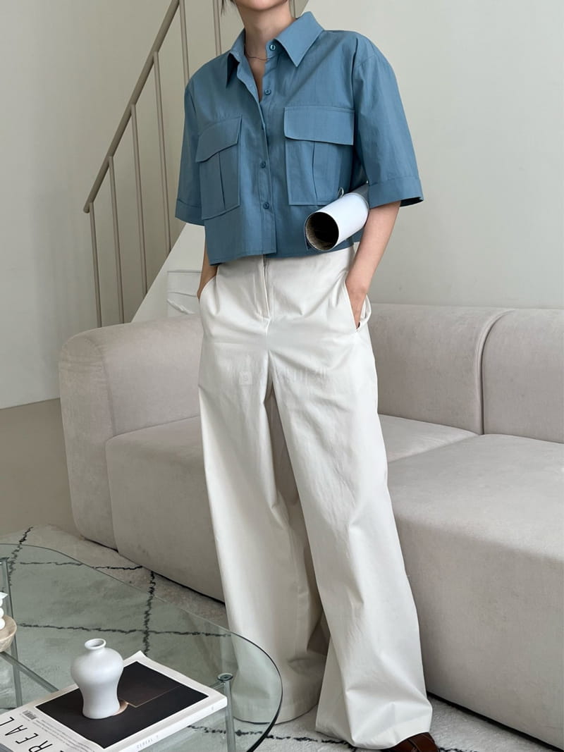 Greek - Korean Women Fashion - #momslook - Belt Wrap Pants - 10