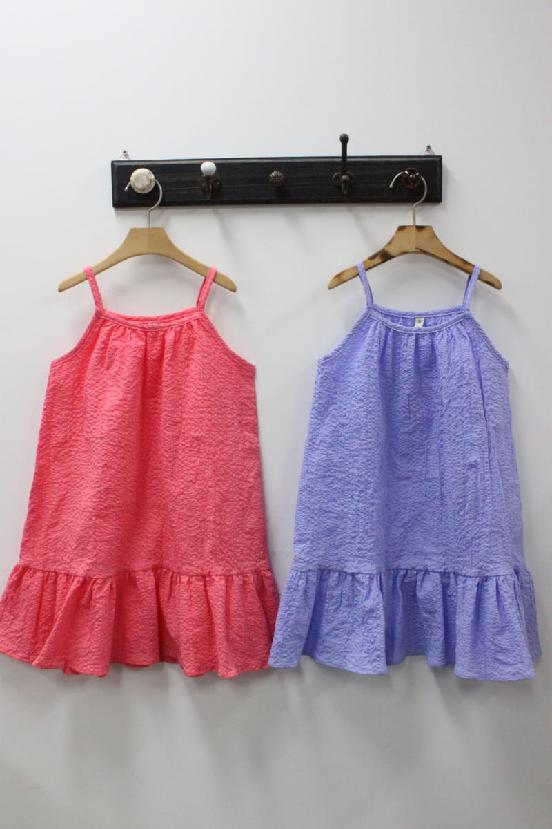 Green Tomato - Korean Children Fashion - #designkidswear - String Sleeveless One-piece - 10