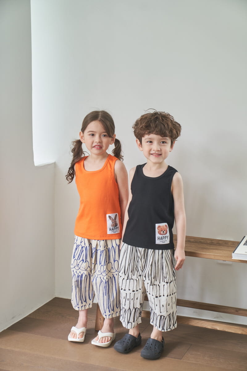 Green Tomato - Korean Children Fashion - #designkidswear - Geometry Wrinkle Pants - 8