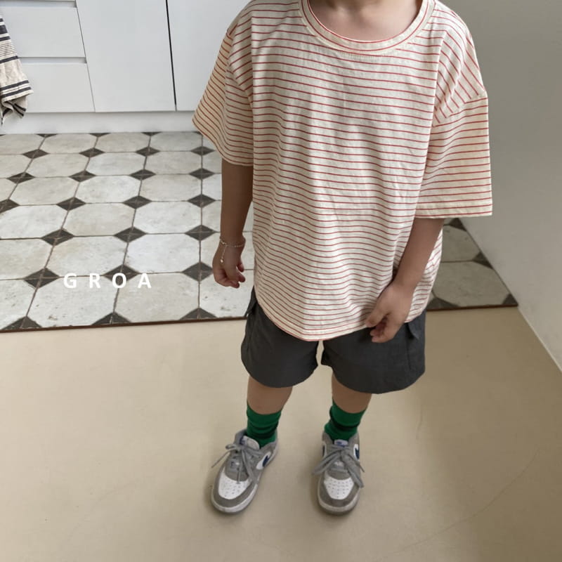Groa - Korean Children Fashion - #childofig - Summer Stripes Tee - 2