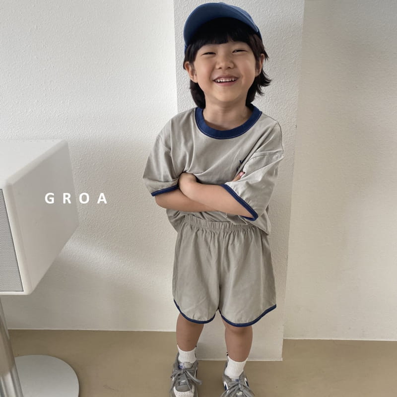 Groa - Korean Children Fashion - #fashionkids - Wave Top Bottom Set - 9