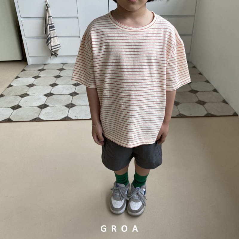 Groa - Korean Children Fashion - #stylishchildhood - Summer Stripes Tee