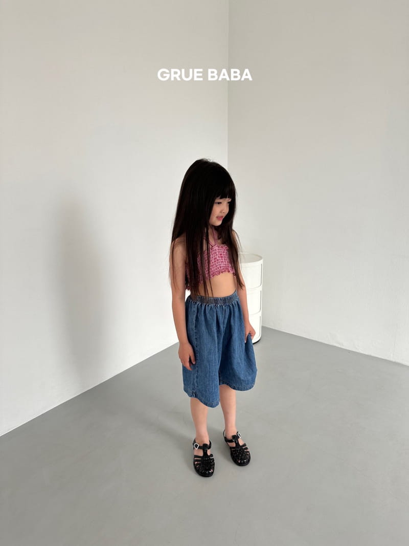 Grue Baba - Korean Children Fashion - #fashionkids - Summer Cropped Pants - 2