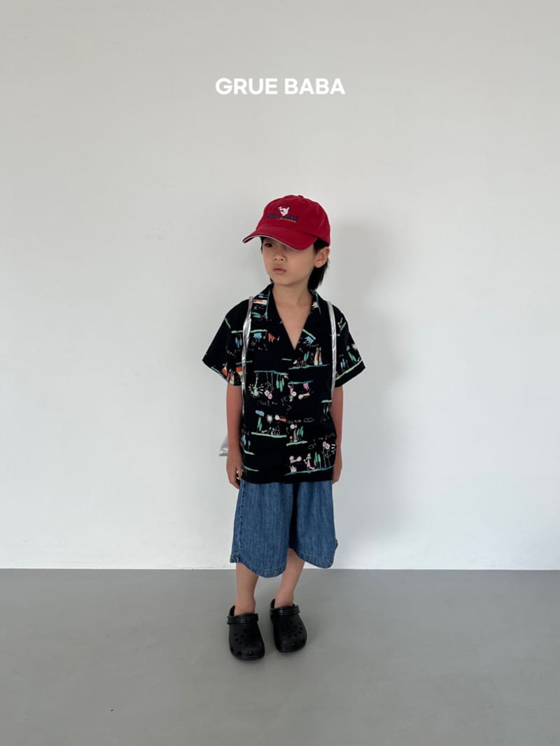 Grue Baba - Korean Children Fashion - #kidsshorts - Summer Cropped Pants - 3