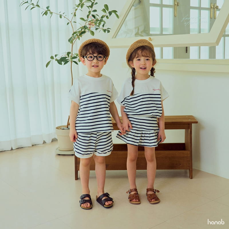 Hanab - Korean Children Fashion - #Kfashion4kids - Vacance Top Bottom Set - 9