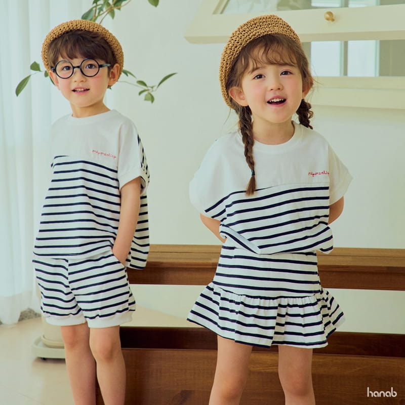 Hanab - Korean Children Fashion - #fashionkids - Vacance Top Bottom Set - 5
