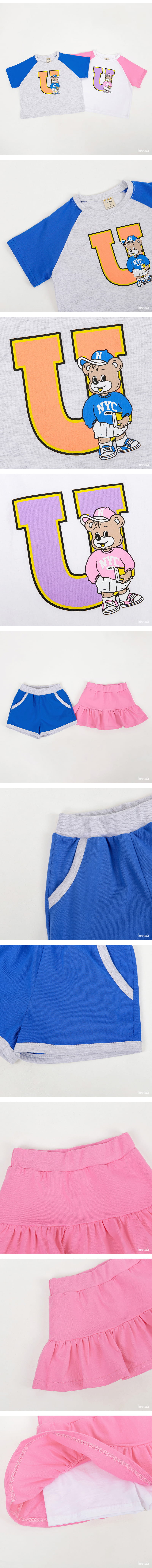 Hanab - Korean Children Fashion - #magicofchildhood - Unit Top Bottom Set - 3