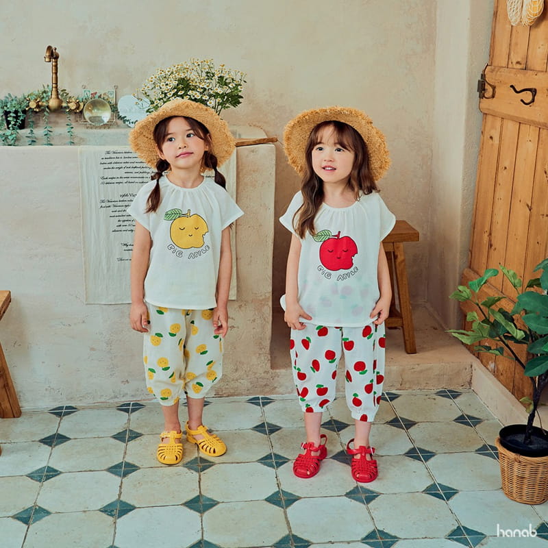 Hanab - Korean Children Fashion - #magicofchildhood - Big Apple Top Bottom Set - 9