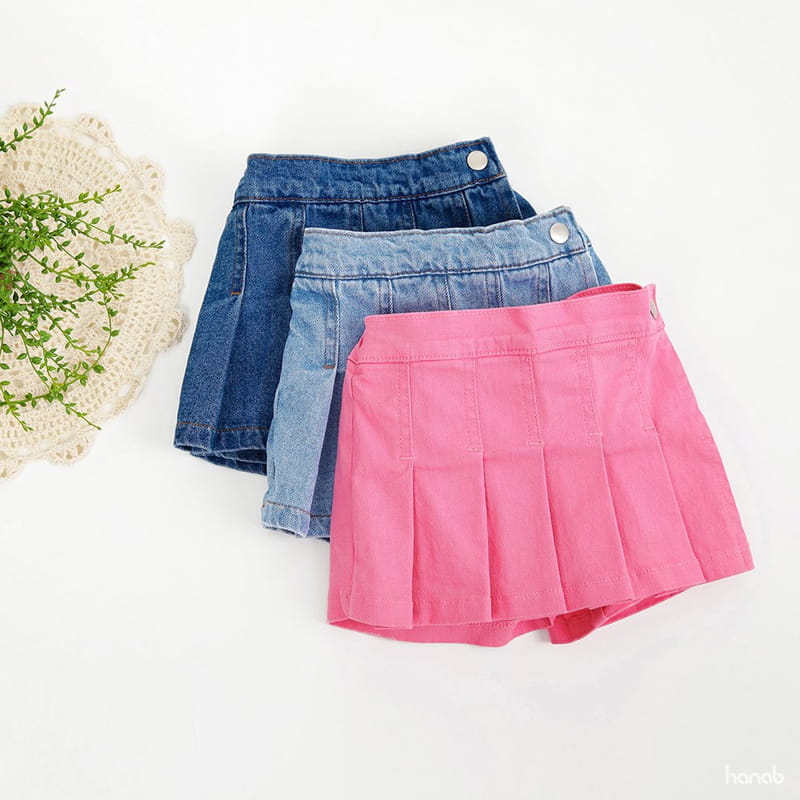 Hanab - Korean Children Fashion - #minifashionista - Wrinkle Skirt Shorts - 2